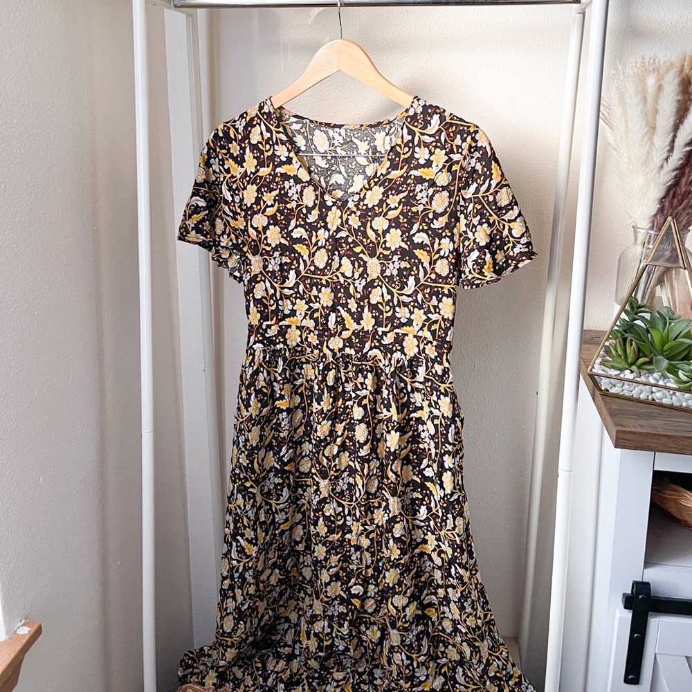 Floral maxi dress
